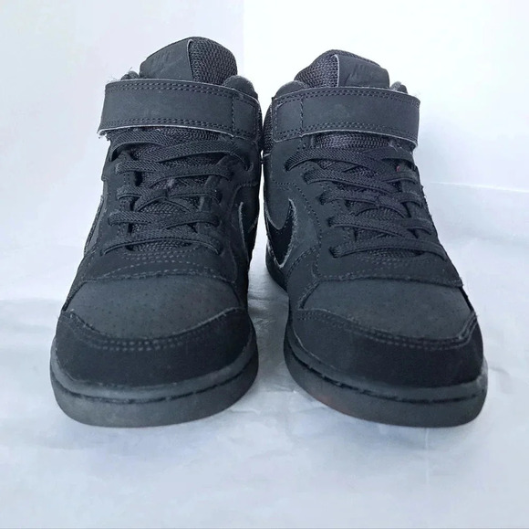 Nike PS Court Borough 2 Mid Black 1.5Y (21cm) - Picture 2 of 8